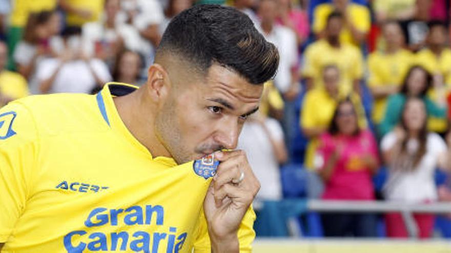 Vitolo, presentado con Las Palmas