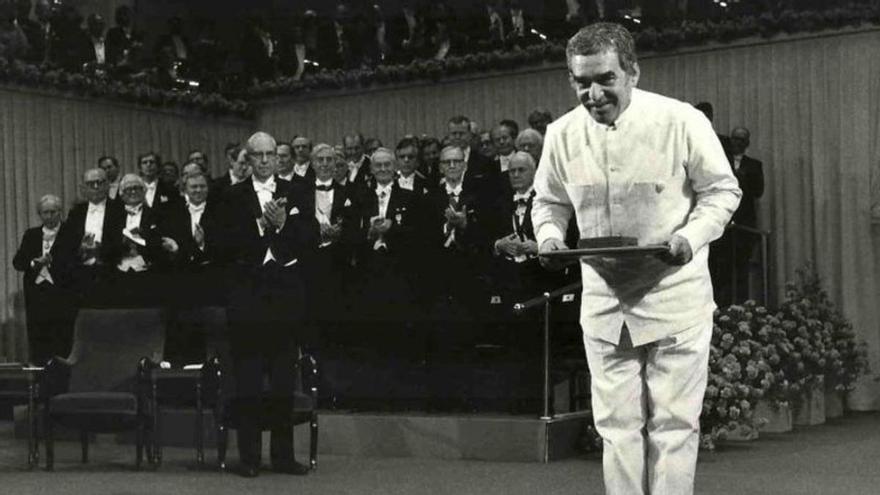 Gabriel García Márquez, en la ceremonia de entrega de los Premios Nobel en 1982. | CÓRDOBA