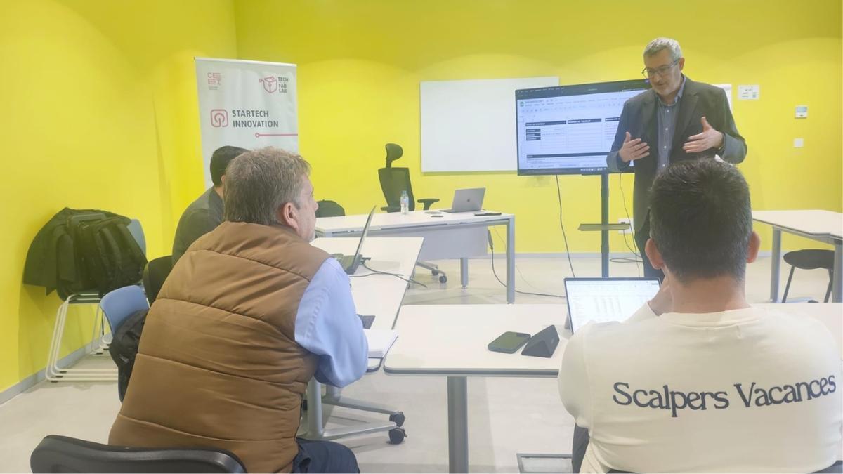 Imagen de un programa formativo del CEEI para startups.