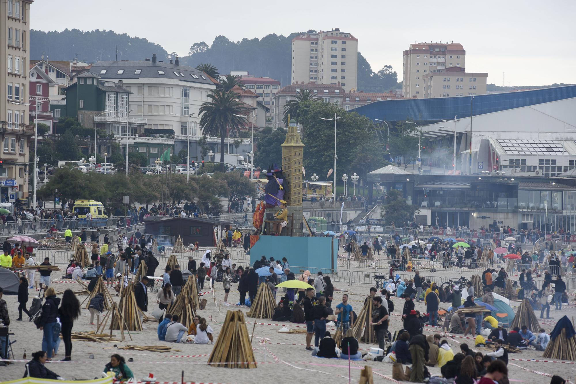 Todo listo para celebrar San Juan en A Coruña