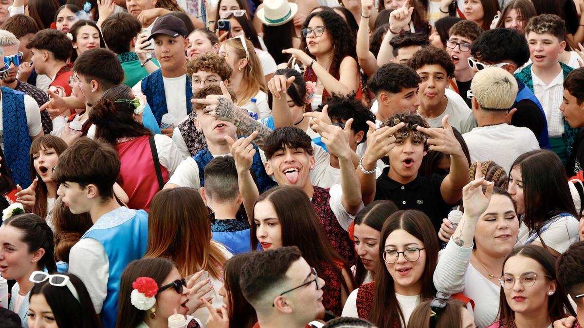 Celebración de La Repanocha en La Fica durante el Bando de la Huerta.
