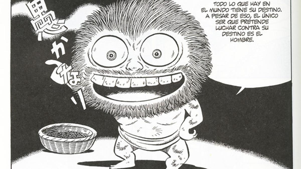 Ilustración del manga 'Nonnonba'.