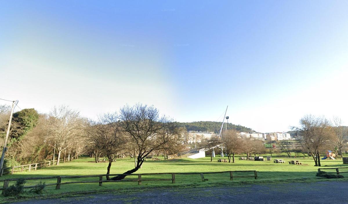 Vista del área recreativa de O Seixedo.