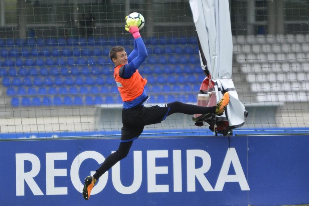 Primera sesión de la semana en Abegondo