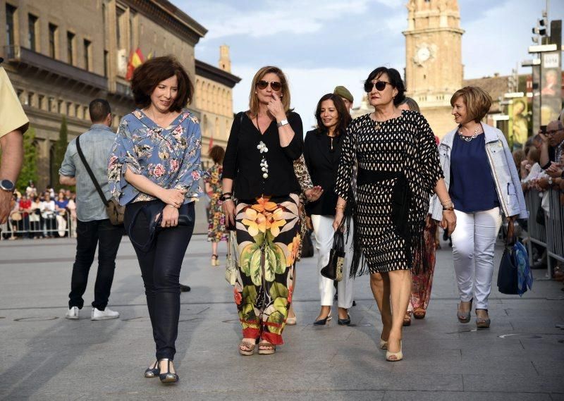 Retreta militar y homenaje a los caídos por España