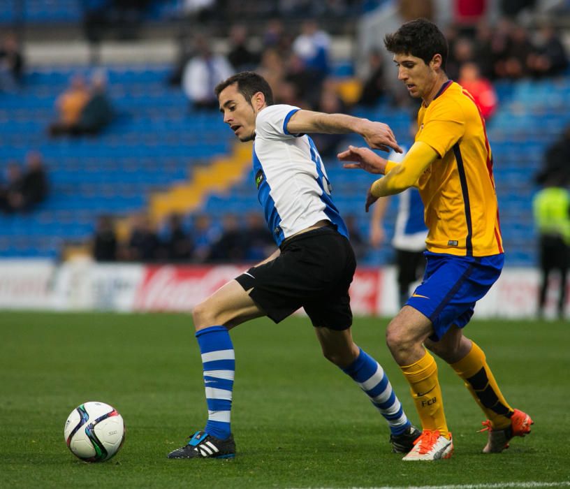 Hércules 0 - Barcelona B 2