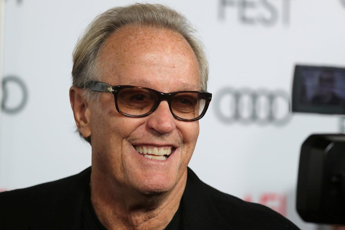 FILE PHOTO: Cast member Peter Fonda arrives for the screening of The Ballad of Lefty Brown at the AFI Film Festival in Los Angeles, California, U.S., November 14, 2017.      REUTERS/Mike Blake/File Photo