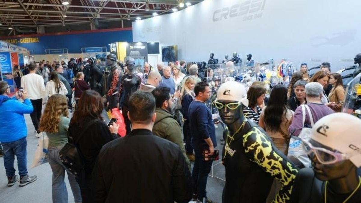 La 25 edición de la feria de buceo Mediterranean Diving Show cierra con más de 140 expositores