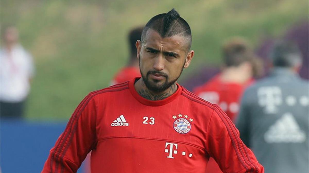 Arturo Vidal, jugador del Bayern Munich.