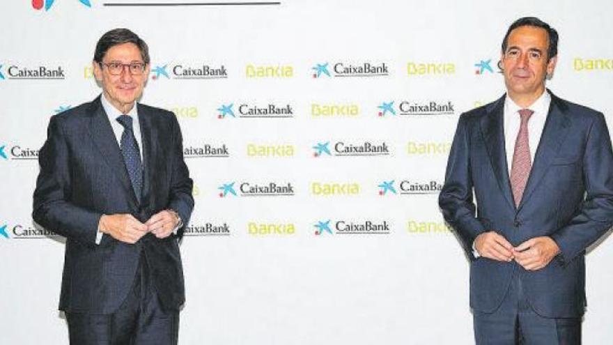 La integración de CaixaBank y Bankia costará 3.400 millones