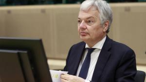 Didier Reynders, comisario de Justicia de la Comisión Europea.