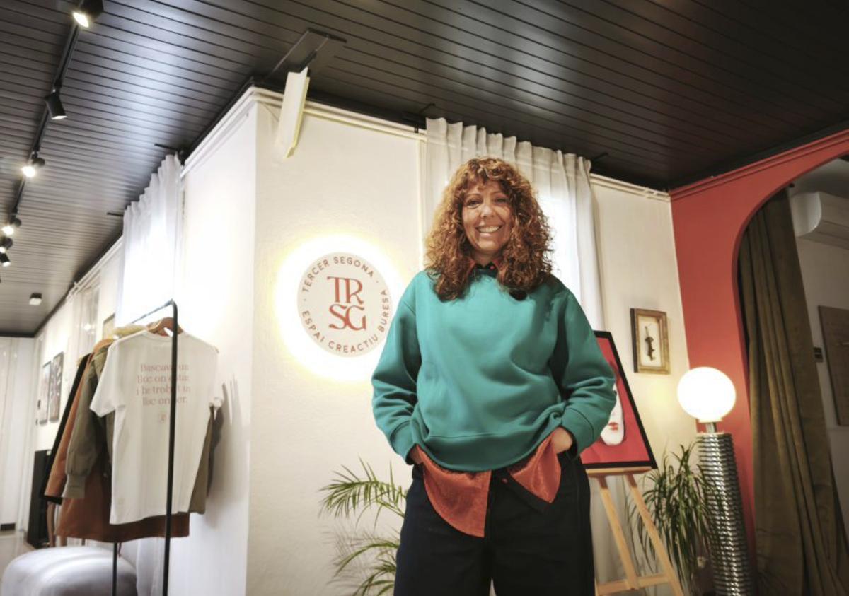 Marta Albet, al rebedor del Tercer Segona | CARLES BLAYA