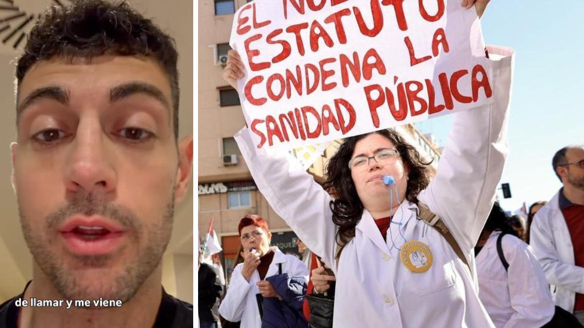 José Abellán graba su vuelta al hospital en plena huelga médica y muestra la realidad de una guardia