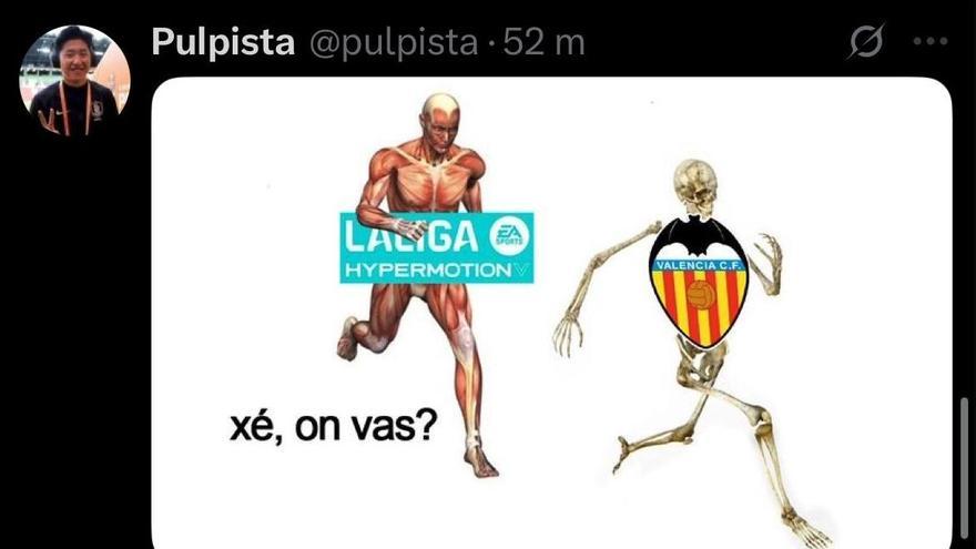 La afición del Valencia CF explota en redes sociales. ¡Los comentarios a la derrota ante el Atlético!