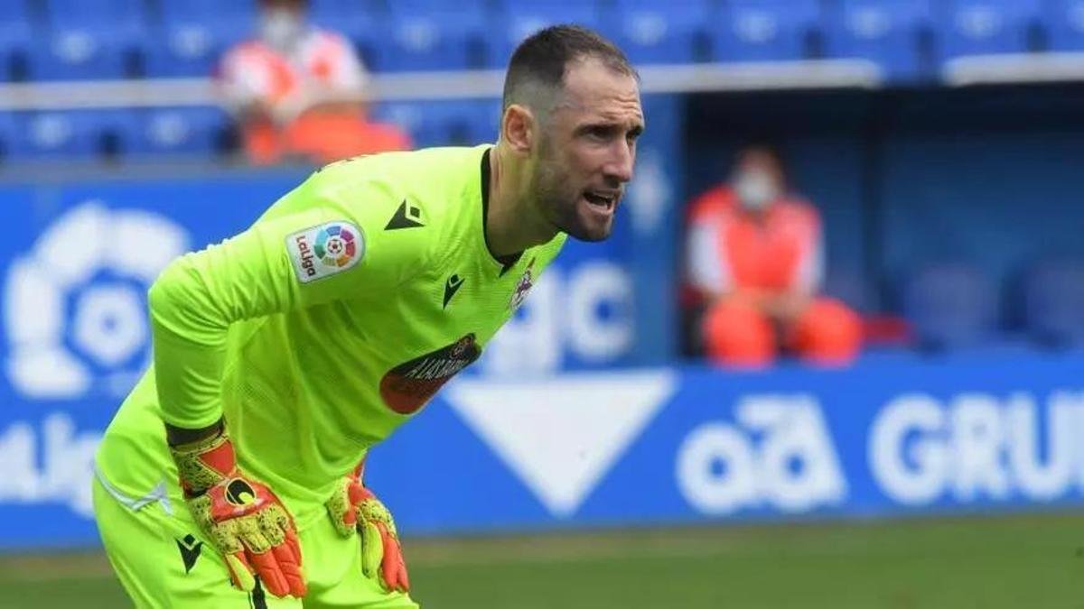Dani Giménez, durante su etapa con el Deportivo