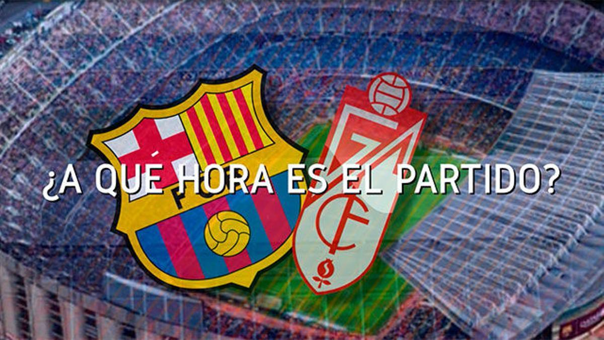 Horario mundial del encuentro entre el FC Barcelona y el Granada