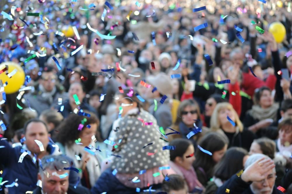 Celebración anticipada de Año Nuevo en Vilagarcía