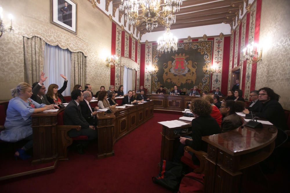 Pleno de presupuestos de Alicante