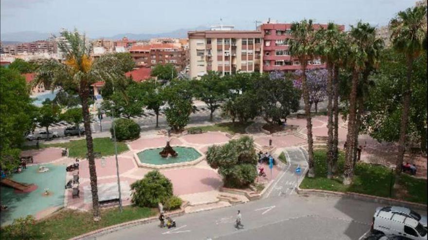 Imagen de la plaza de San Blas, donde el bipartito invertirá casi tres millones de euros