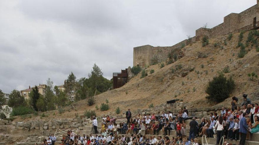 Imagen de archivo del Teatro Romano de Málaga.