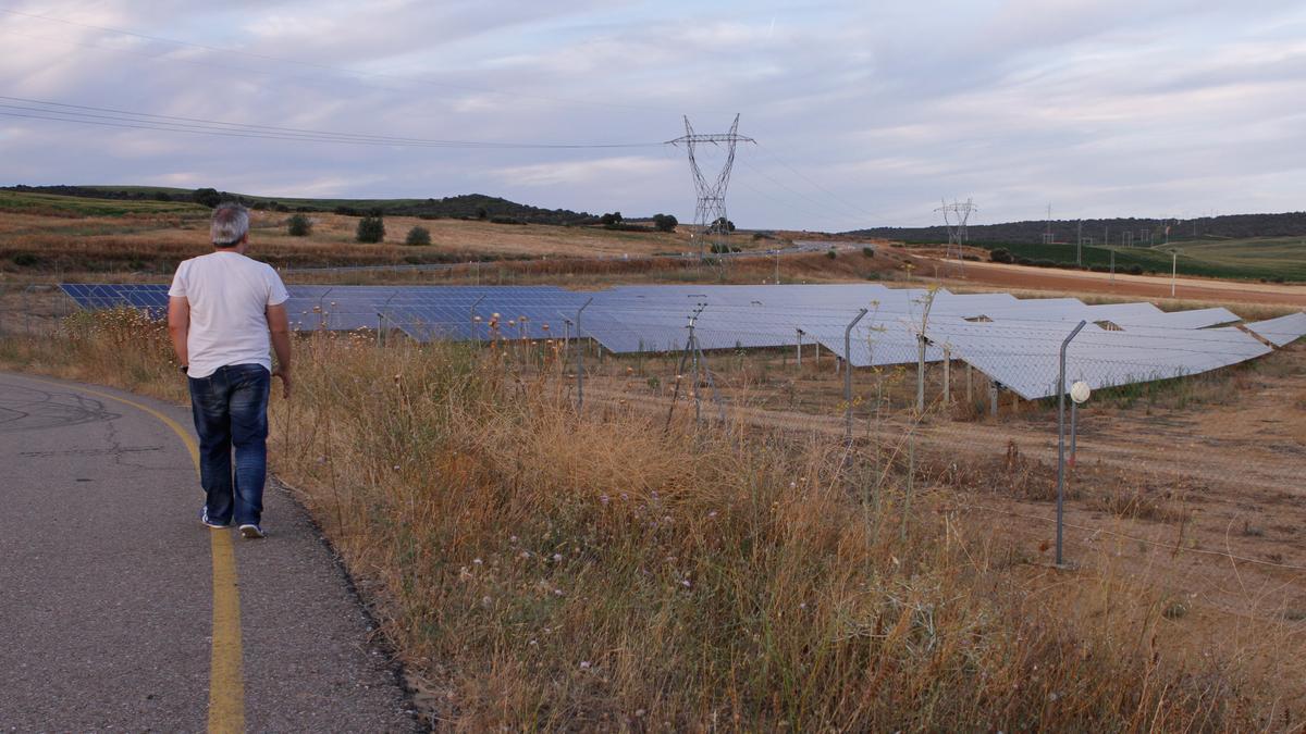Un huerto solar en la provincia de Zamora