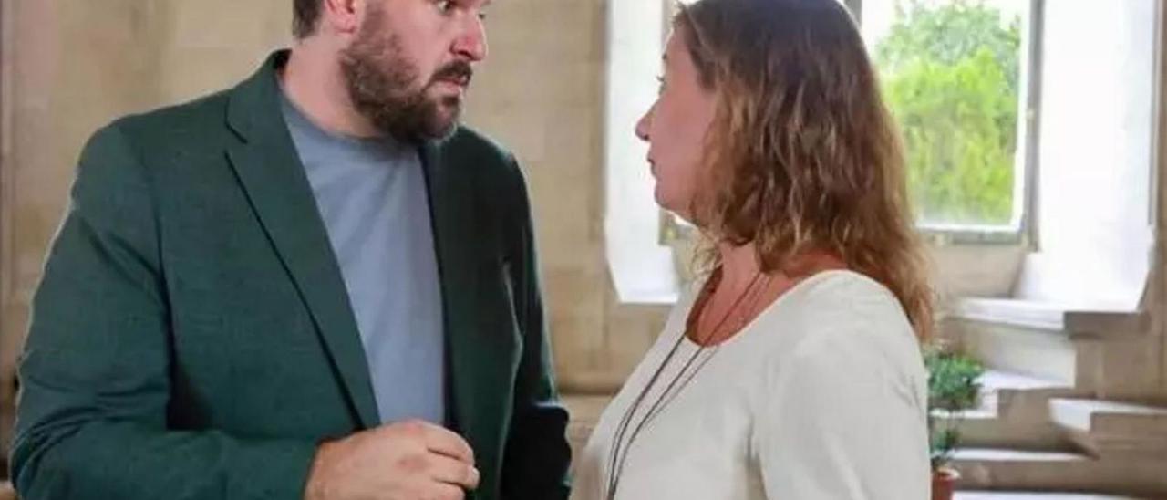 Lluís Apesteguia y Francina Armengol, en el Consolat en una fotografía de archivo. | CAIB