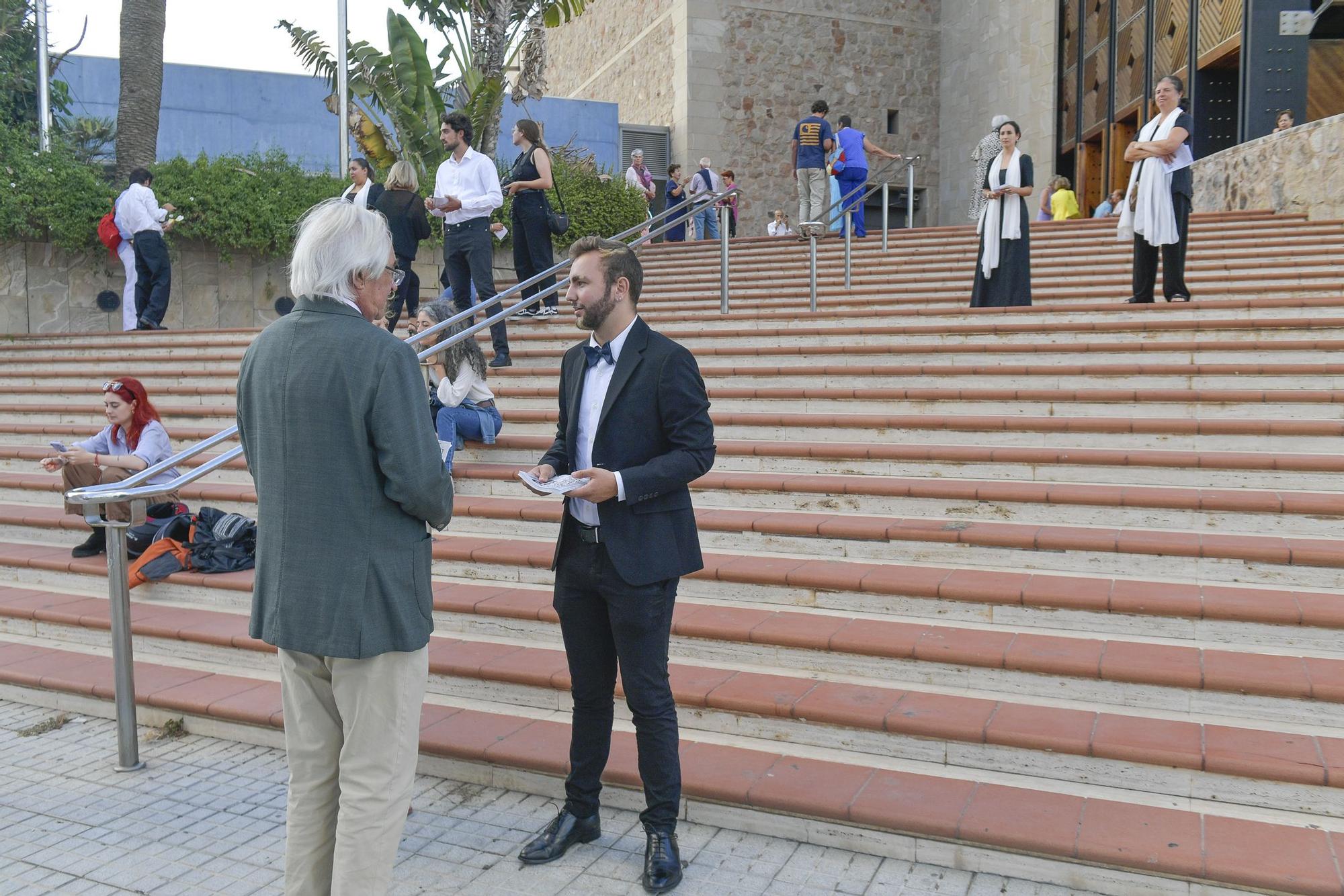 Protesta del Coro de la Orquesta Filarmónica de Gran Canaria