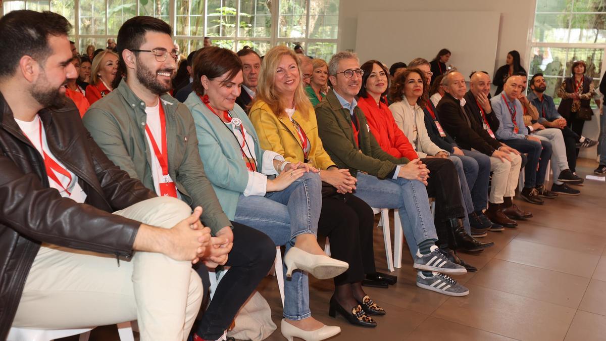 Momento del acto de esta mañana del congreso del PSPV