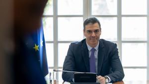 El presidente del Gobierno, Pedro Sánchez,