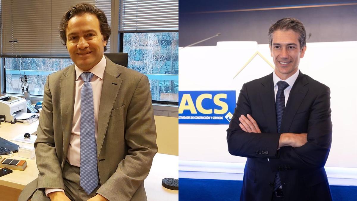 Francisco L. Diez y Juan Santamaria, consejeros delegados de Padecasa y ACS, respectivamente.