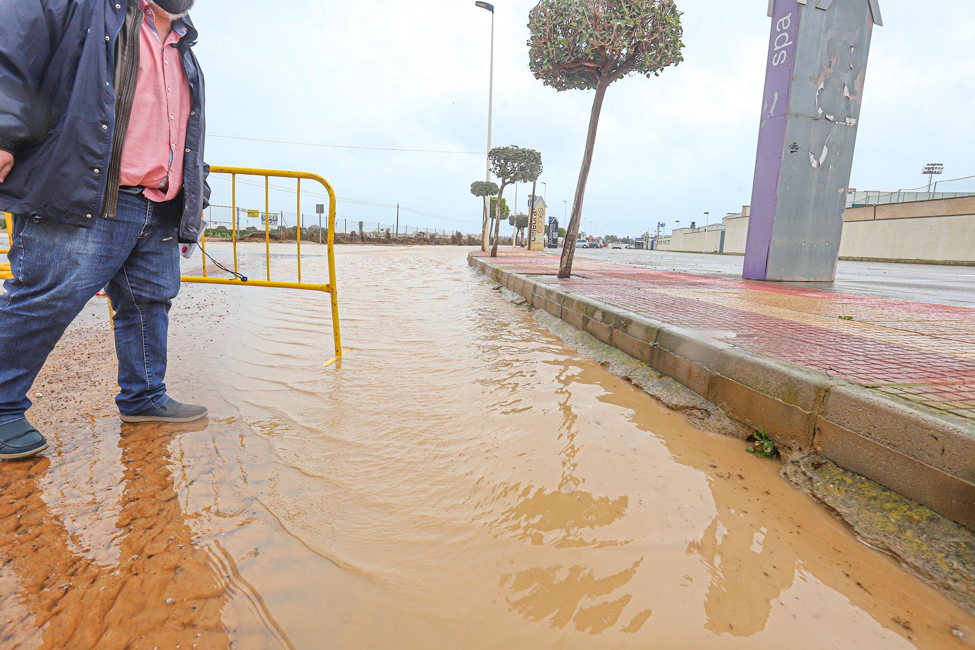 Pilar de la Horadada reclama a la CHS atajar las inundaciones del Mojón con balsas de laminación en la cabecera de las ramblas