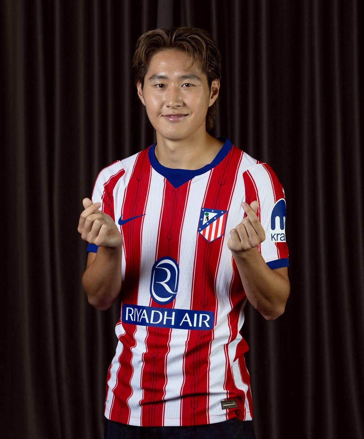 El Atlético de Madrid presume de Kang In Lee
