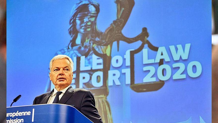 L&#039;eurocomissari de Justícia Didier Reynders