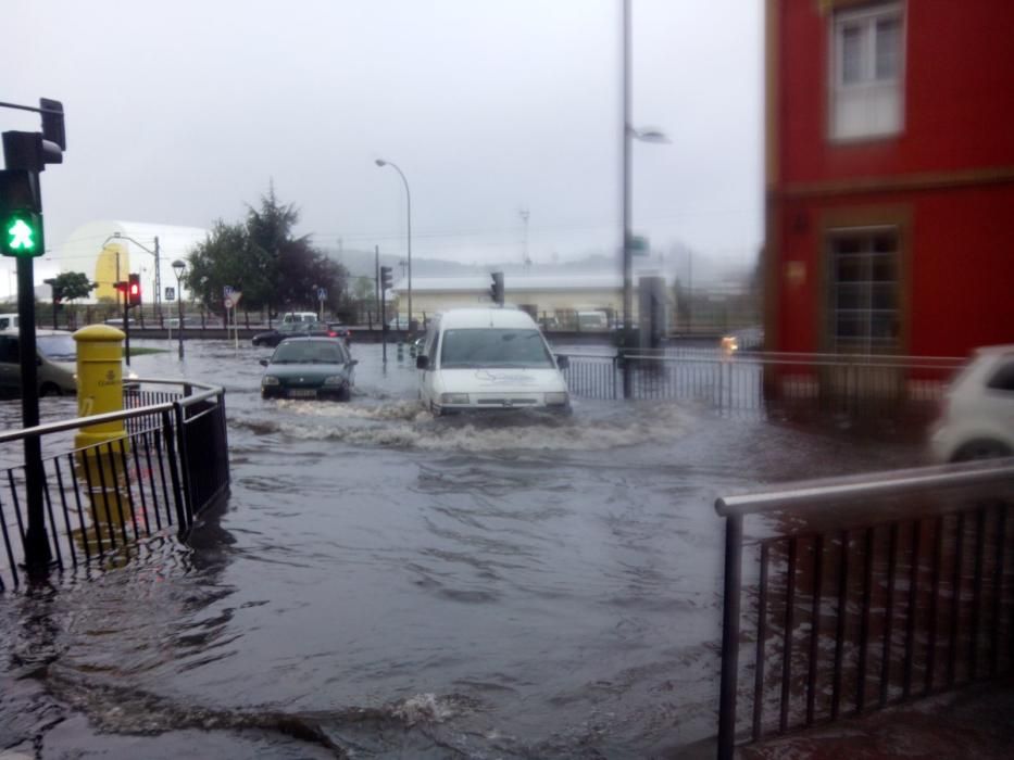 Temporal de lluvia y fuerte oleaje en Asturias