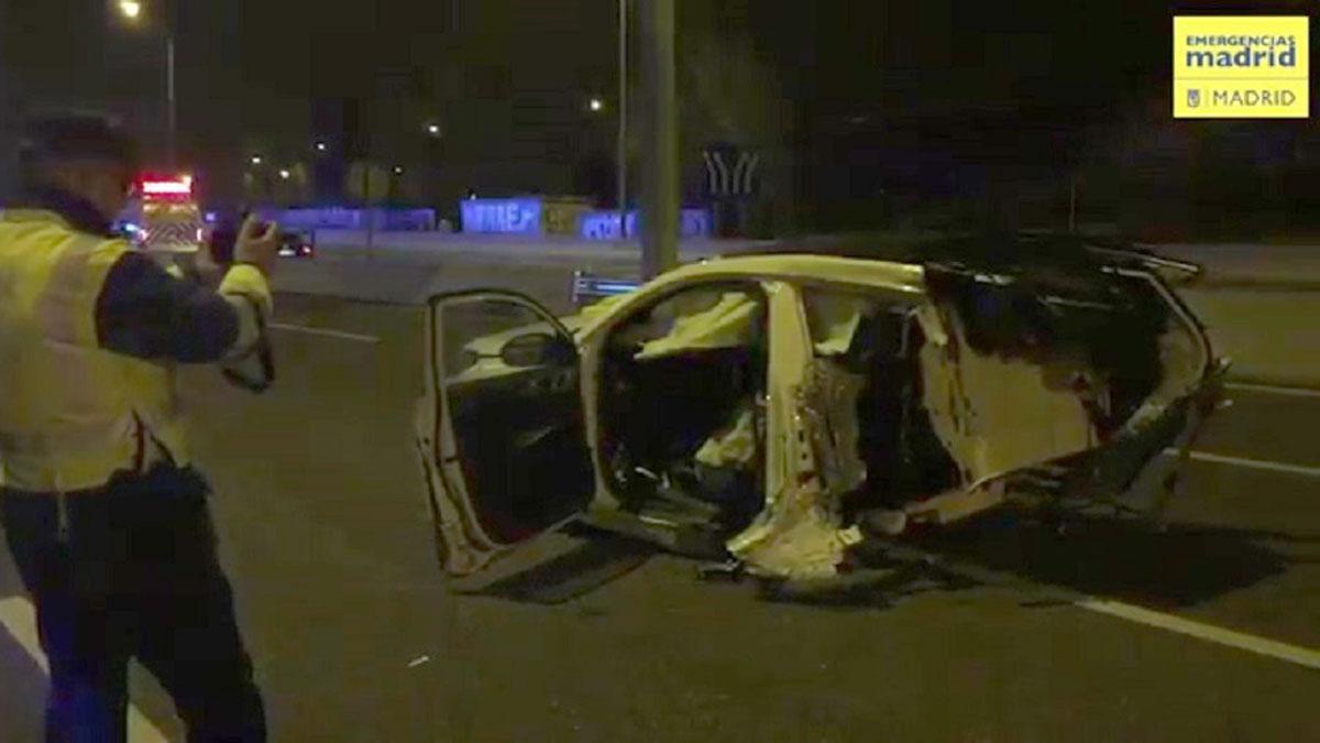 Tres fallecidos en una noche trágica en las carreteras madrileñas.