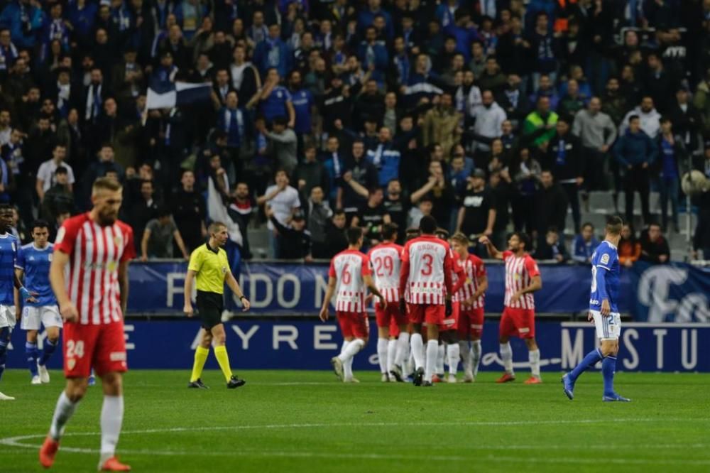 El partido entre el Real Oviedo y la UD Almería, en imágenes