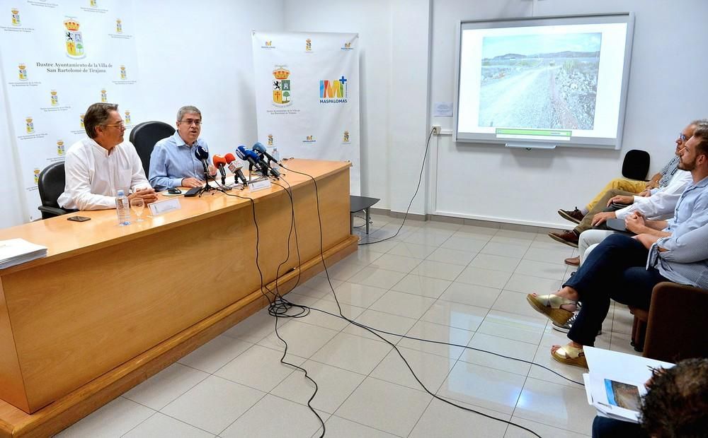 Rueda de prensa de Marco Aurelio Pérez por el Siam Park