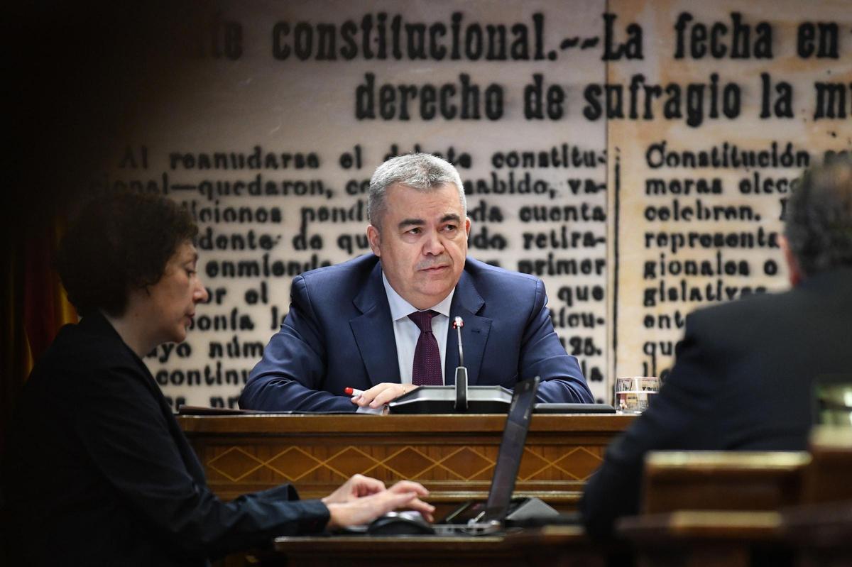 Santos Cerdán comparece en la comisión en el Senado sobre el caso Koldo Santos Cerdán comparece en la comisión en el Senado sobre el caso Koldo