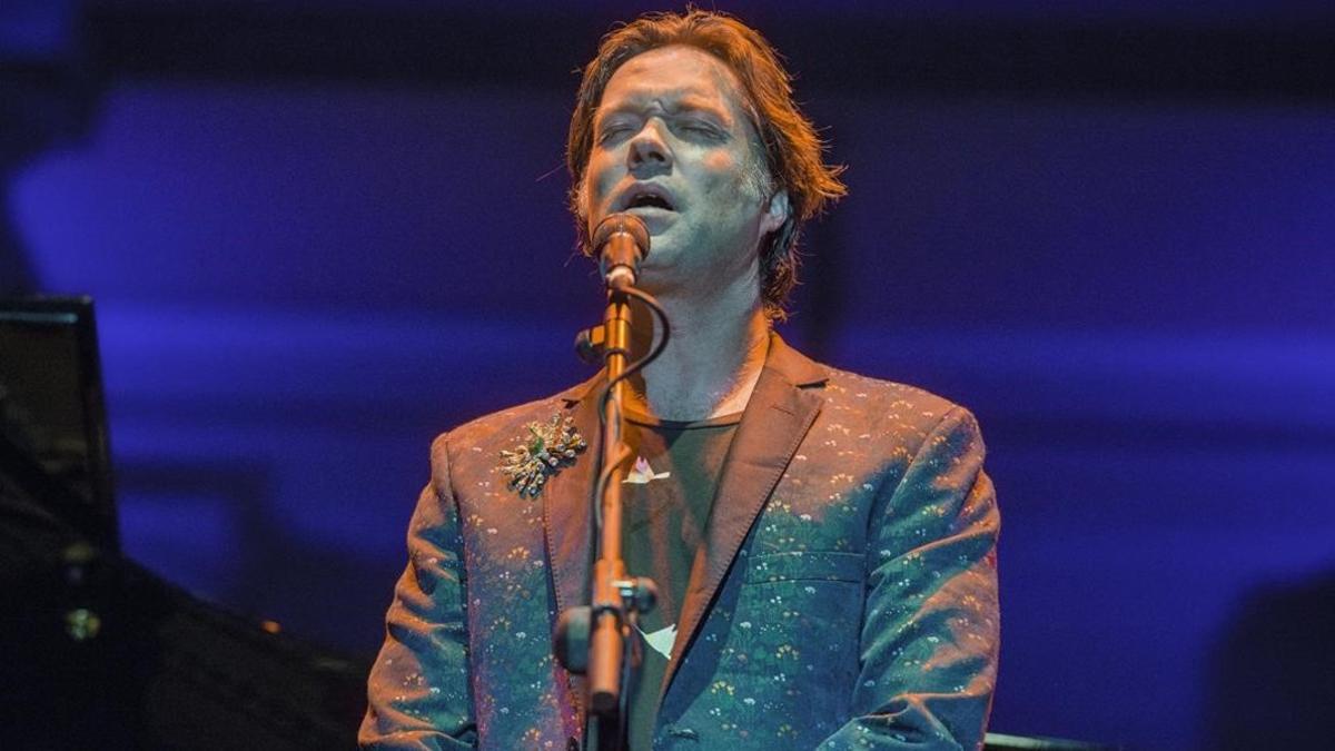 Rufus Wainwright, durante el concierto del pasado día 5 de junio, en la apertura del Festival Jardins de Pedralbes.