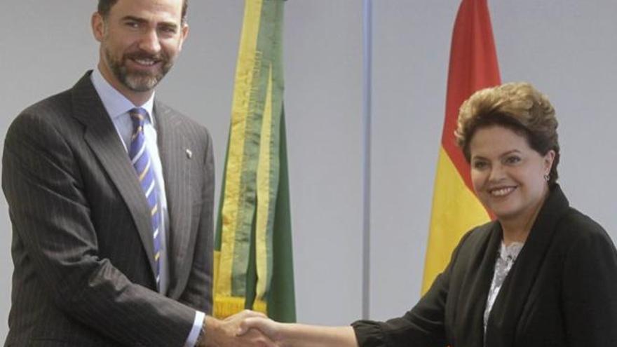 Don Felipe y Rousseff  estrechan los lazos entre España y Brasil