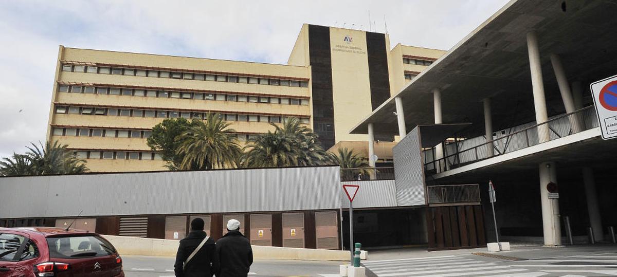 El Hospital General de Elche, en una imagen de archivo