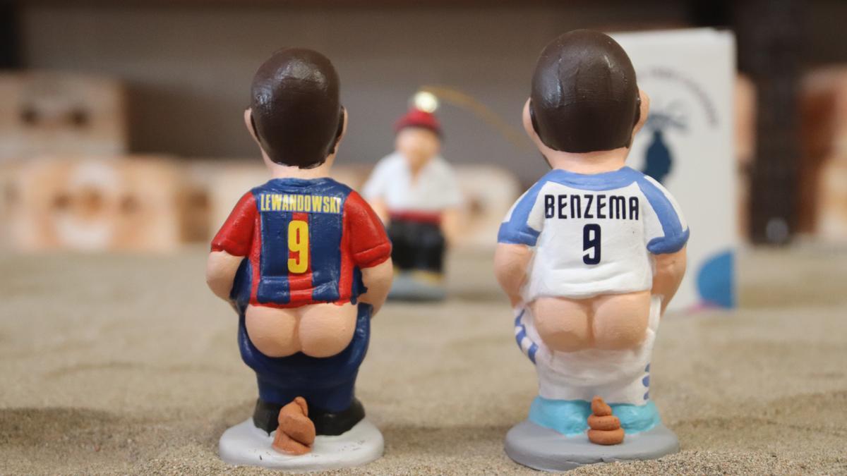 Els futbolistes Robert Lewandowski i Karim Benzema ja tenen caganer.