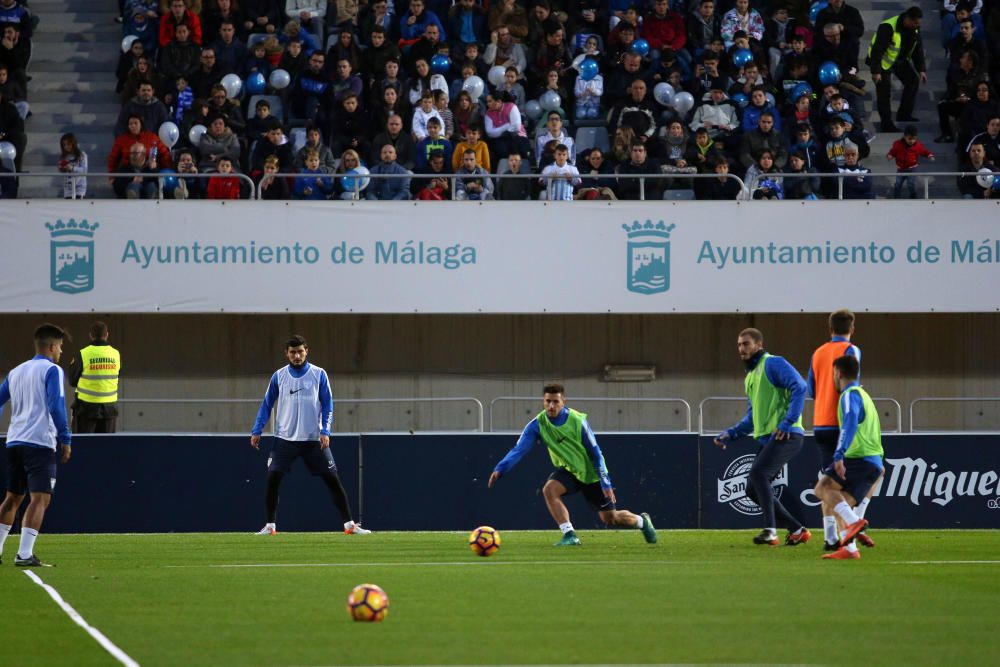 Jornada de puertas abiertas del Málaga CF