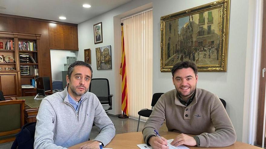 L’Ajuntament de Sallent i Agbar signen la renovació del fons de solidaritat