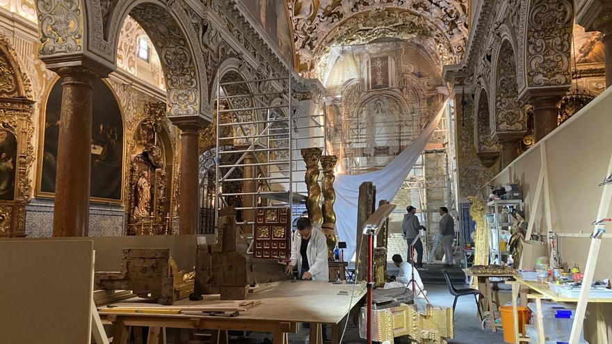 Restos de la Sevilla judía salen a la luz tras 350 años ocultos en Santa María la Blanca