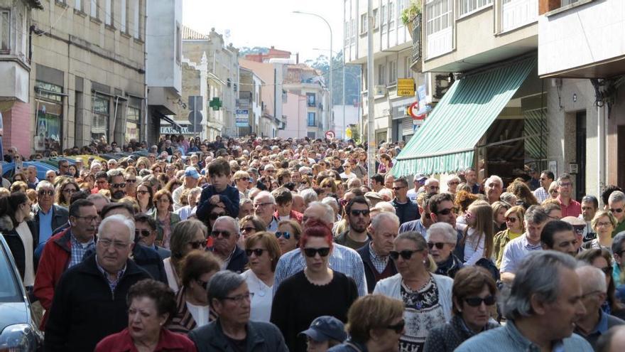 Un momento de la manifestación del domingo.