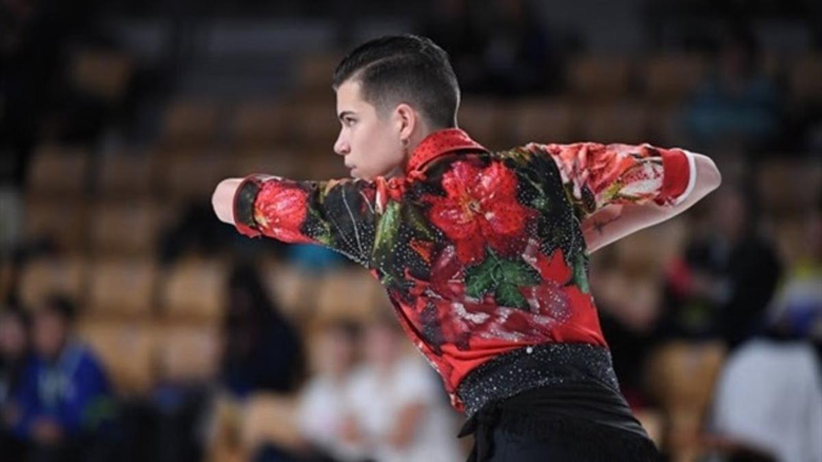 Patinador del Reus Esportiu, Pau Garcia.