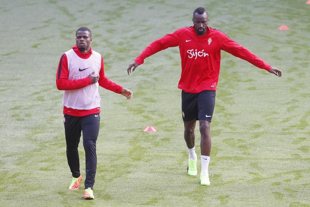 Entrenamiento del Sporting