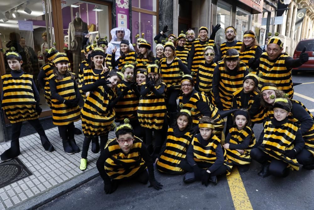 Desfile infantil en el Carnaval de Gijón