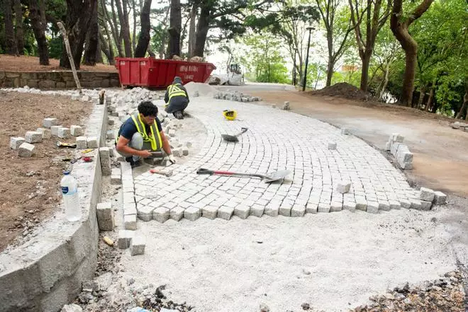 Así avanzan las obras en el parque de Santa Margarita